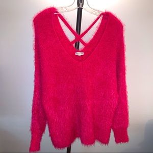 Woven Heart Sweater - size XS fits like M